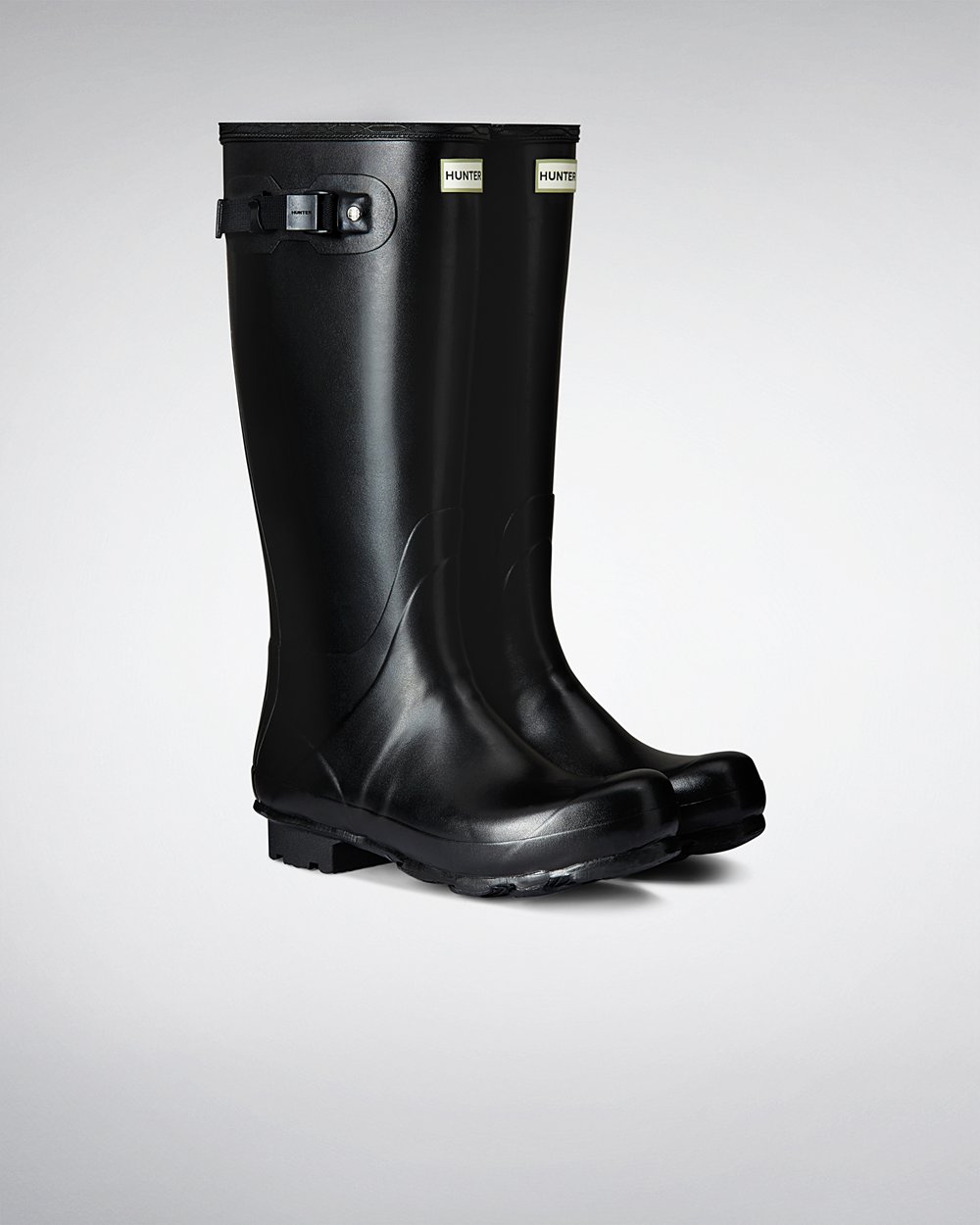 Bottes Hautes de Pluie Hunter Norris Field Homme Noir UMFSRBP-04